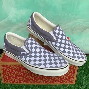 VANS CLASSIC SLIP ON CHECKERBOARD Blgrnt/Trwht men